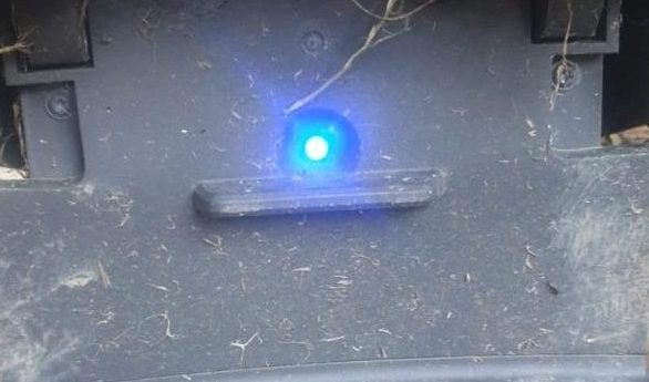 Blue Light flashing